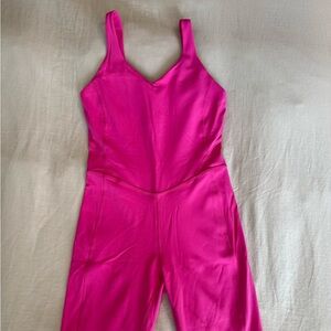 Lululemon Athletica Align Vibrant Pink Bodysuit